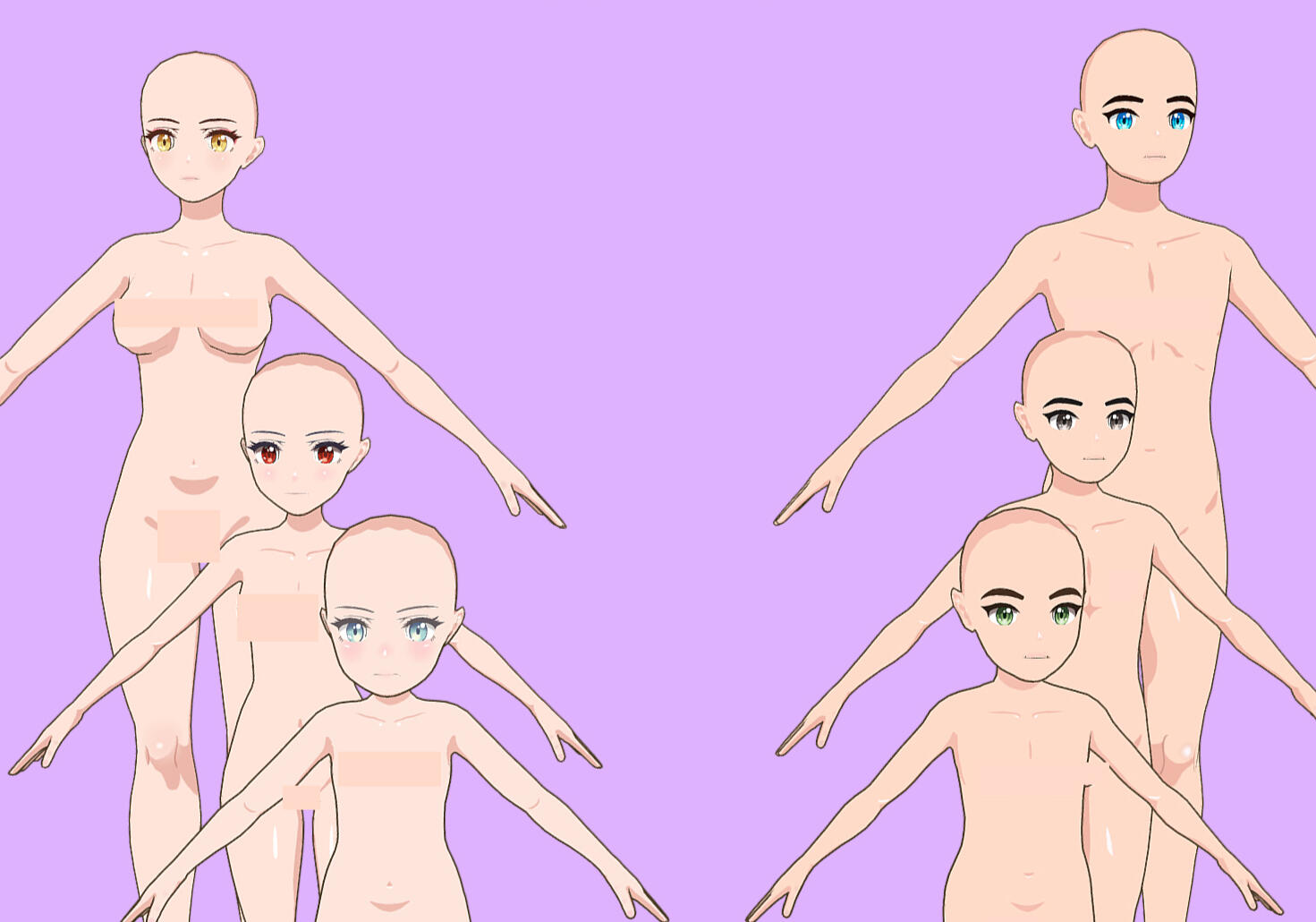 Base Mesh Anime Collection